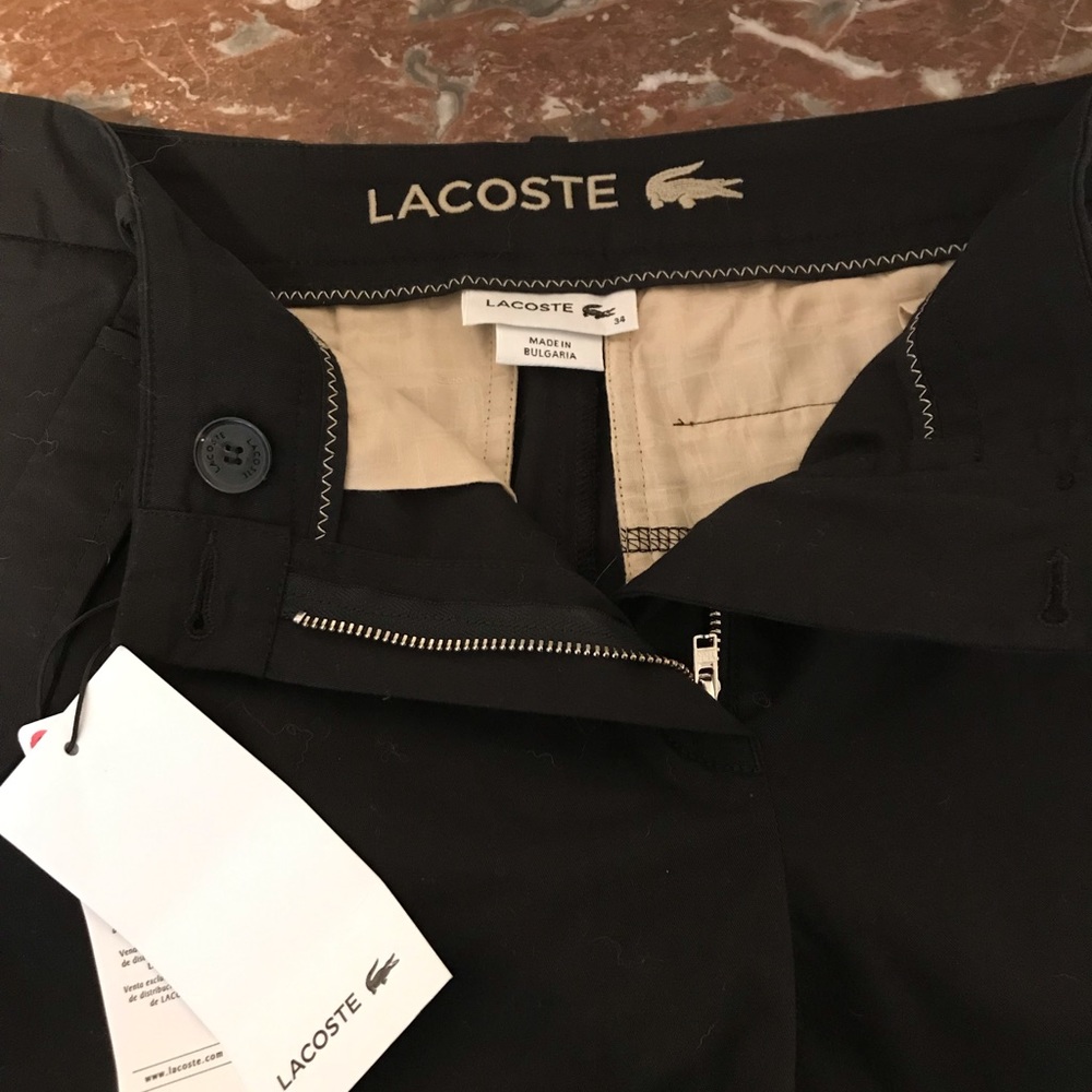 Lacoste light weight trousers NWT